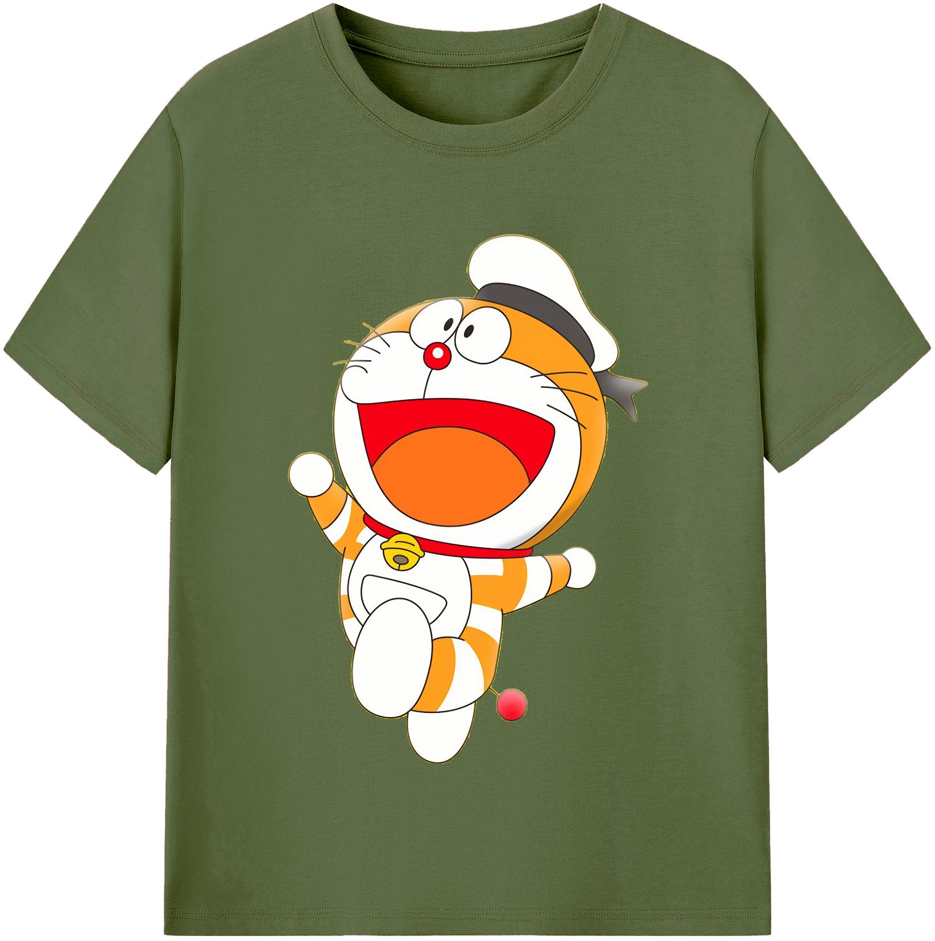 （画像用） ドラえもん Doraemon 綿100％半袖Tシャツ（フロントプリント）